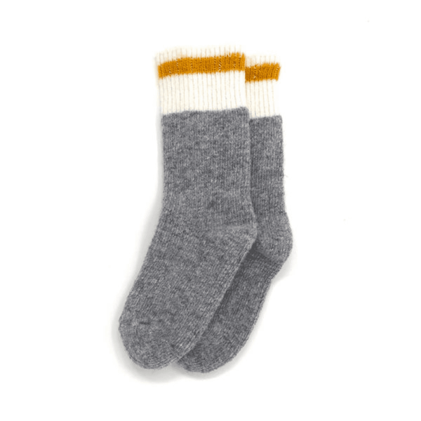 Drake General Store - XS Little Camper Wool Socks - Harvest