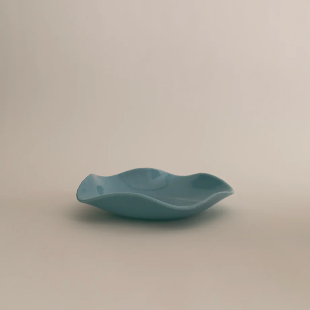 Drake General Store - Sophie Lou Jacobsen Small Petal Plate - Periwinkle Opaque