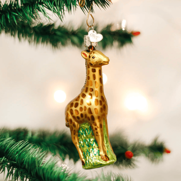 Drake General Store - Old World Christmas Glass Ornament - Baby Giraffe