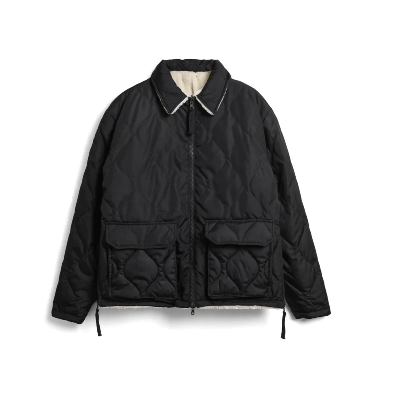 Drake General Store - TAION Military Reversible Down Jacket - Black/Cream