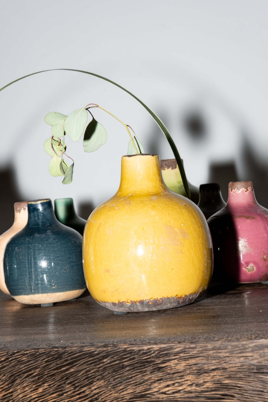 Small Ceramic Vase, various colours