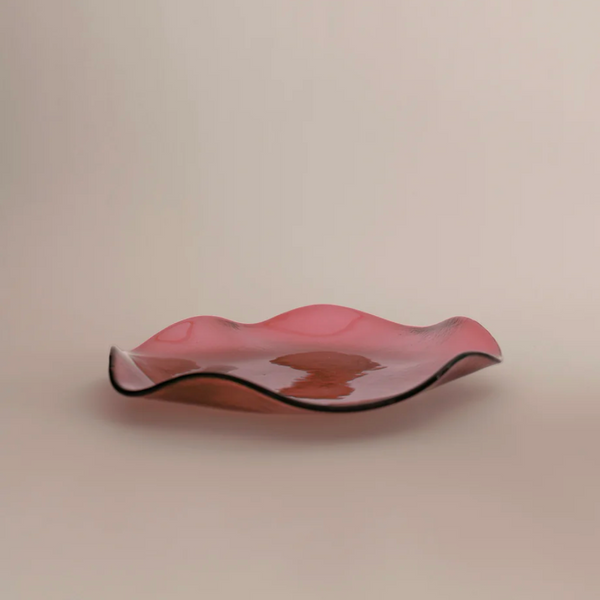 Drake General Store - Sophie Lou Jacobsen Large Petal Plate - Rose Transparent
