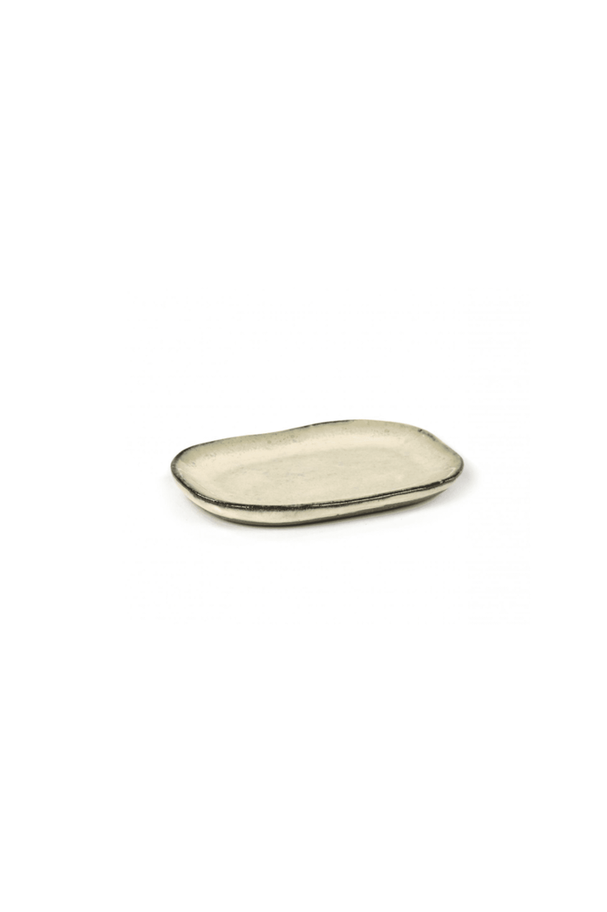 Small Rectangular Plate N°4, Off White