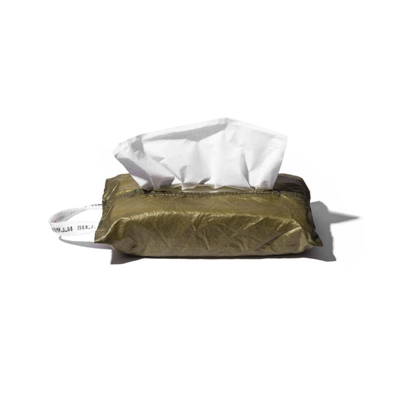 Vintage Parachute Tissue Cover - Olive
