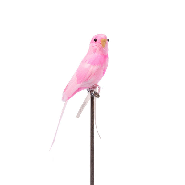Artificial Bird - Pink Budgie
