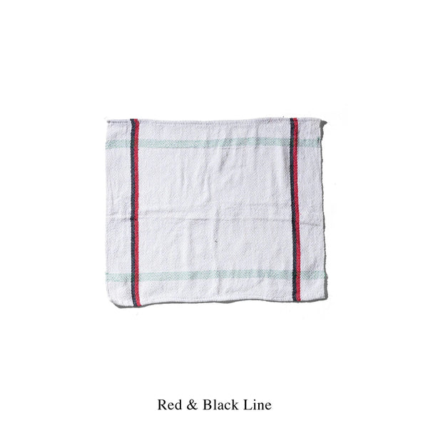 India Cloth Red & Black Line