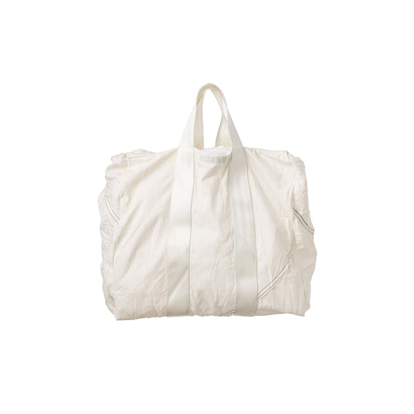 Drake General Store - PUEBCO Vintage Parachute Tote Bag - White Belt