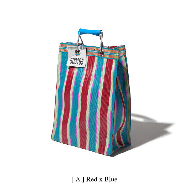 Recycled Plastic Stripe Bag - Rectangle D15