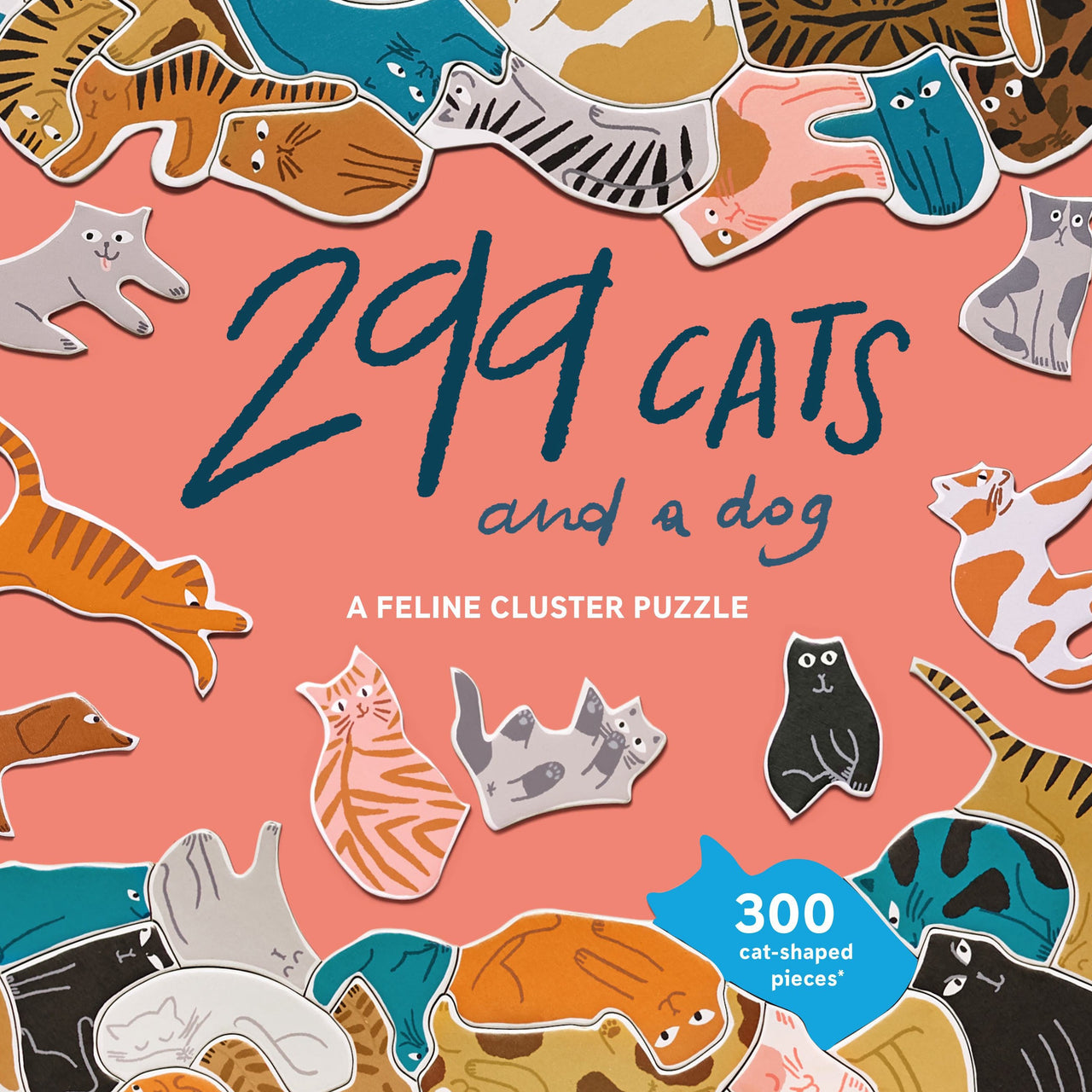 299 Cats (and a dog) 300 Piece Puzzle