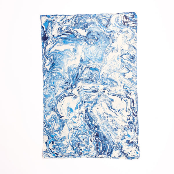 Drake General Store - Giftsland - Marble Wrapping Paper - Blue (2 pieces)