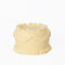 Cake Party Candle - Pale Yellow