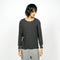 Men's Long Sleeved Relaxed Fit Tee - Charcoal