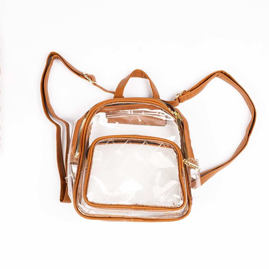 Drake General Store - Quarterly - Quilted Clear Mini Backpack