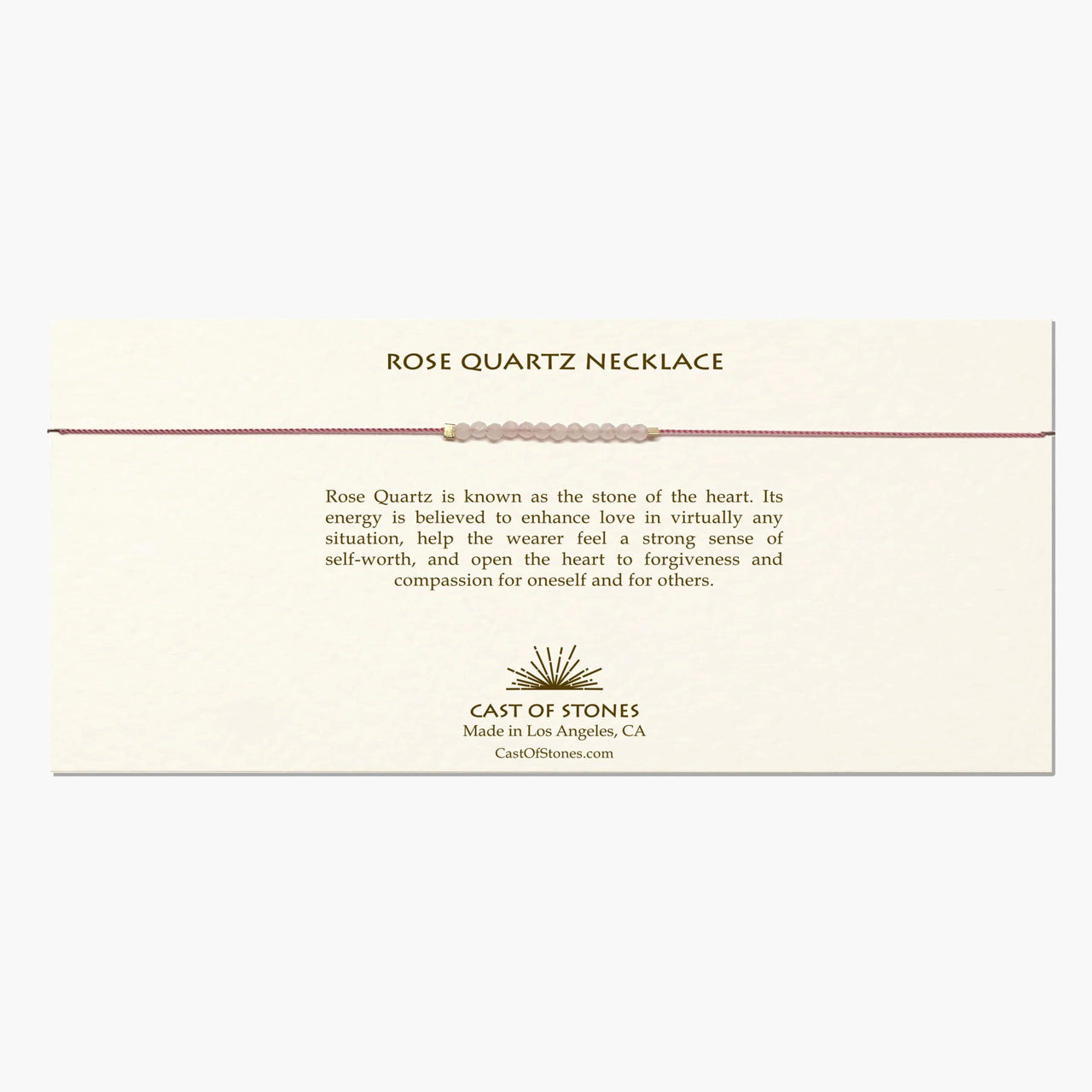 Rose Quartz Necklace