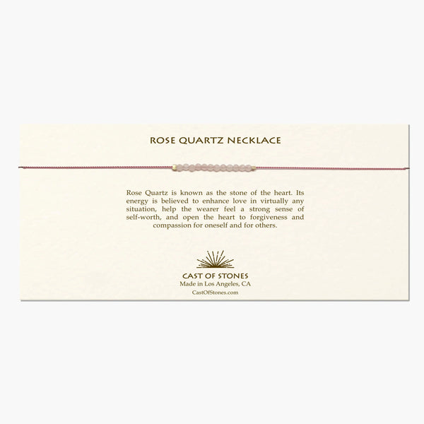 Rose Quartz Necklace