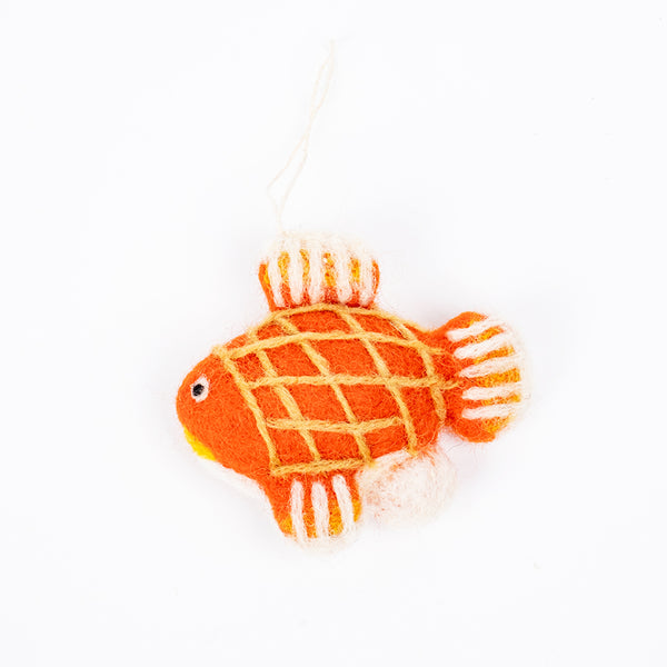 Drake General Store - Giftsland - Goldfish Felt Ornament