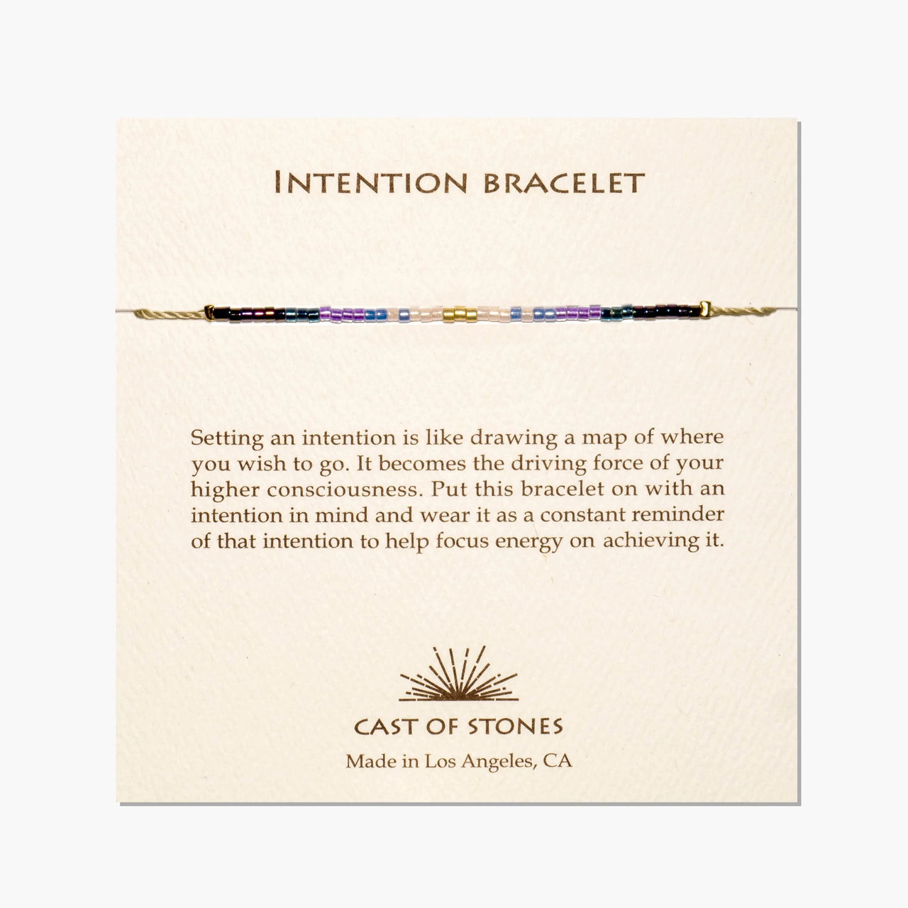 Intention Bracelet - Cool Ombre