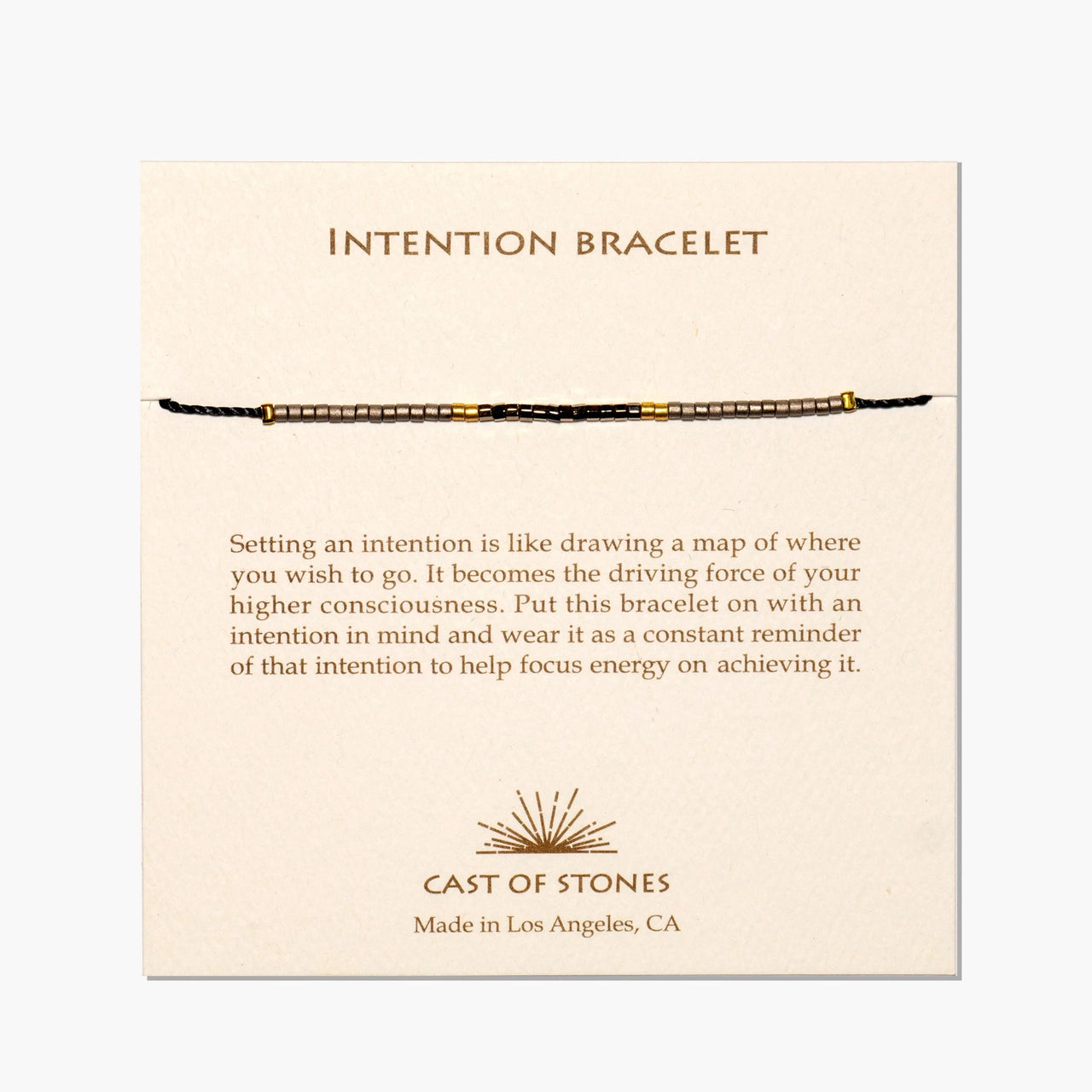 Intention Bracelet - Neutral Gold