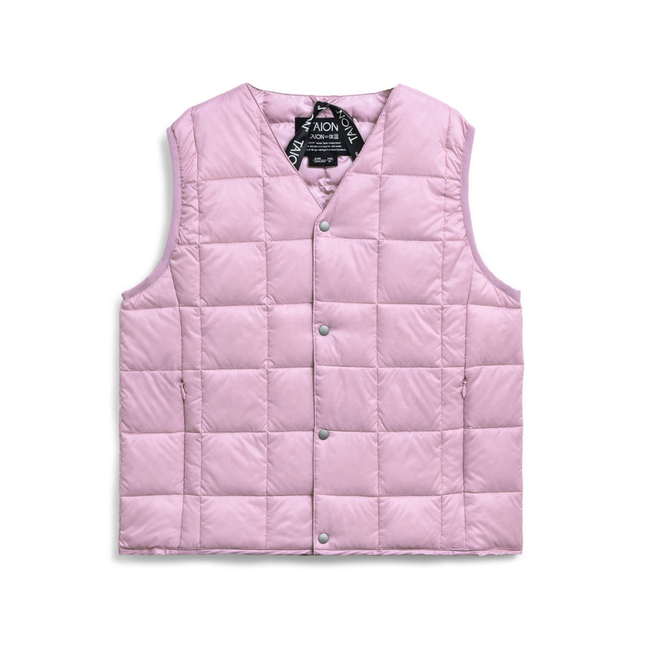 Drake General Store - TAION Kids V-Neck Button Down Vest - Pink