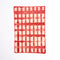 Shibori Wrapping Paper - Red on Cream (2 pieces)
