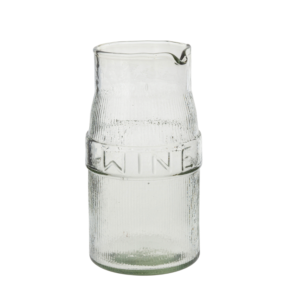 Drake General Store - Indaba Wine Pressed Glass Pitcher