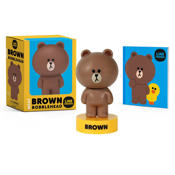 Drake General Store - Running Press - Line Friends Mini Brown Bobblehead