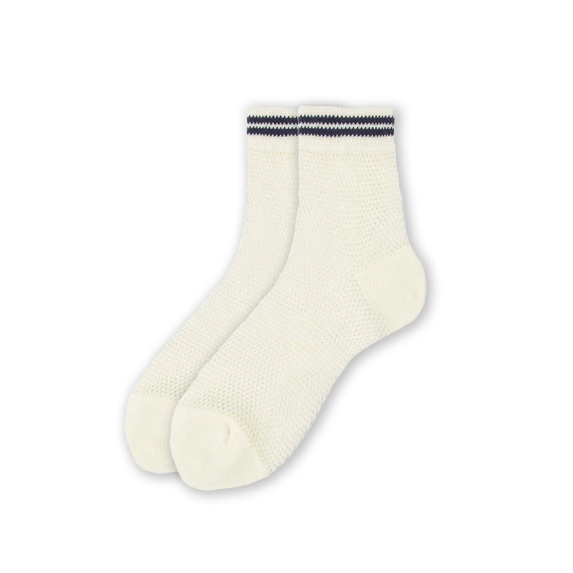 Drake General Store - Ladies Mesh Sneaker Socks - White