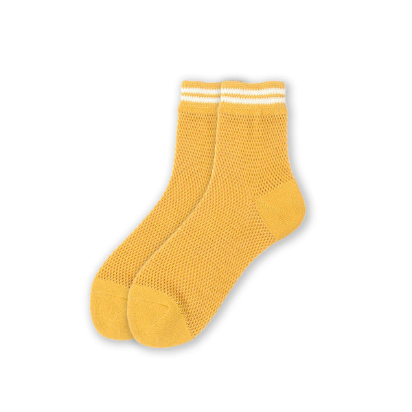 Drake General Store - XS Ladies Mesh Sneaker Socks - Yellow