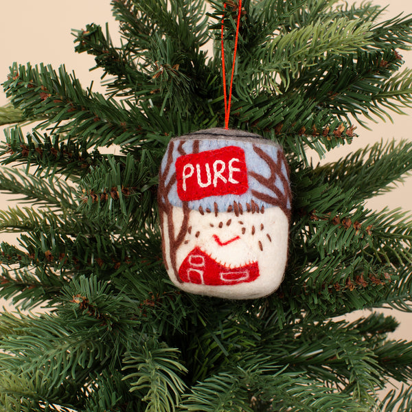 Drake General Store - Felt Ornament - Maple Syrup
