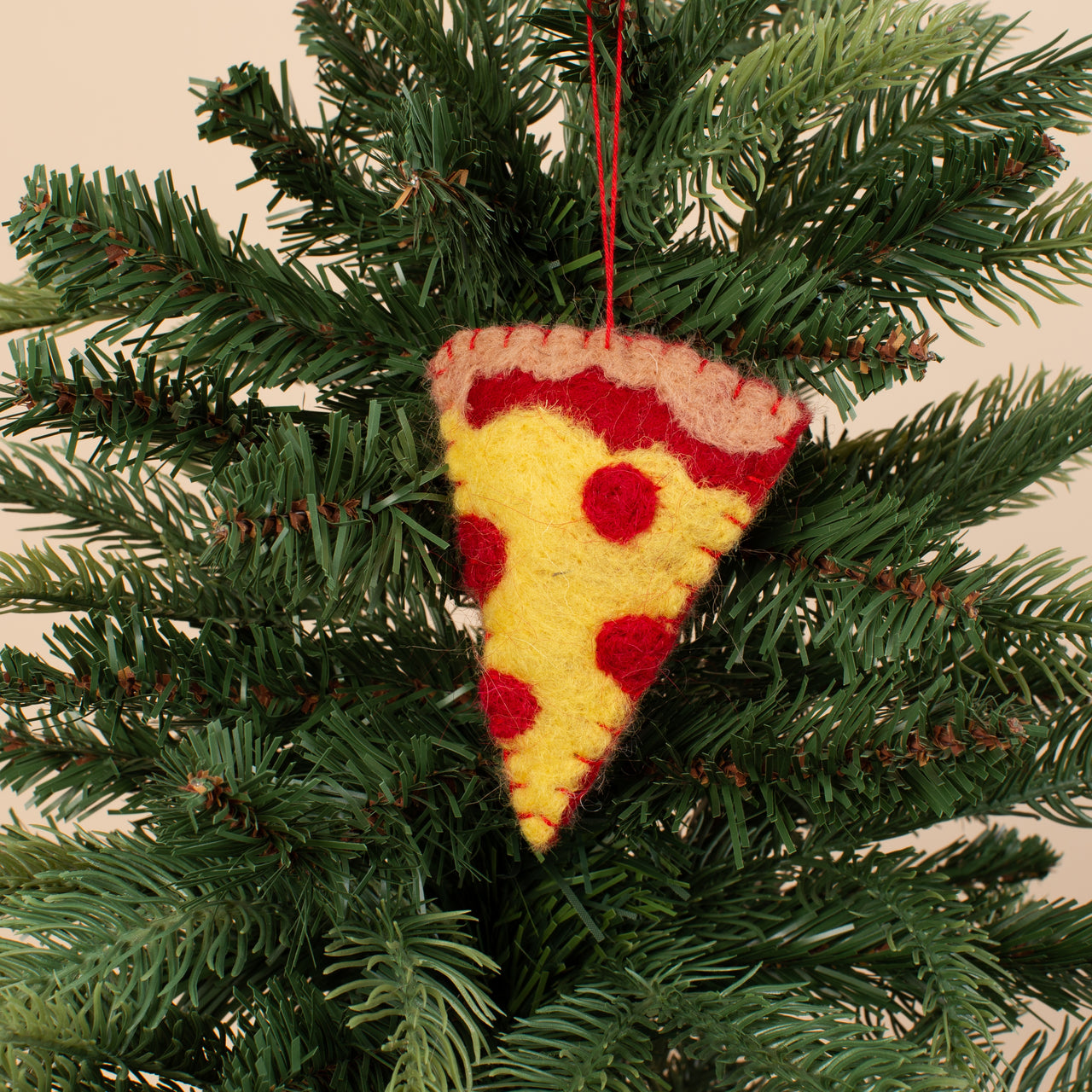 Drake General Store - Felt Ornament - Pizza