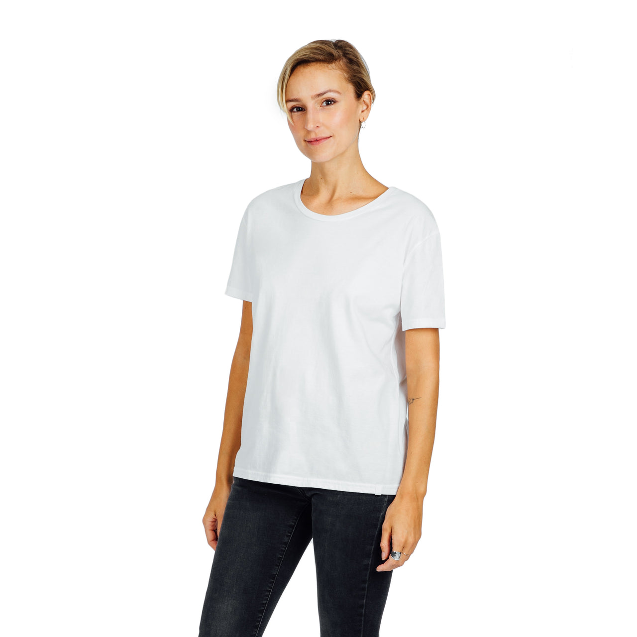 Women's Relaxed Fit Tee- White