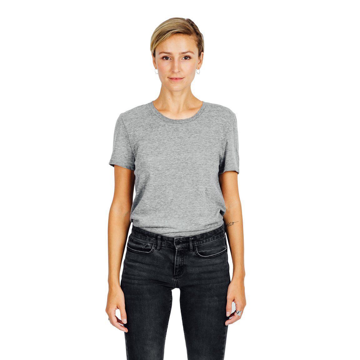 Women's Refined Fit Tee - Grey Mix